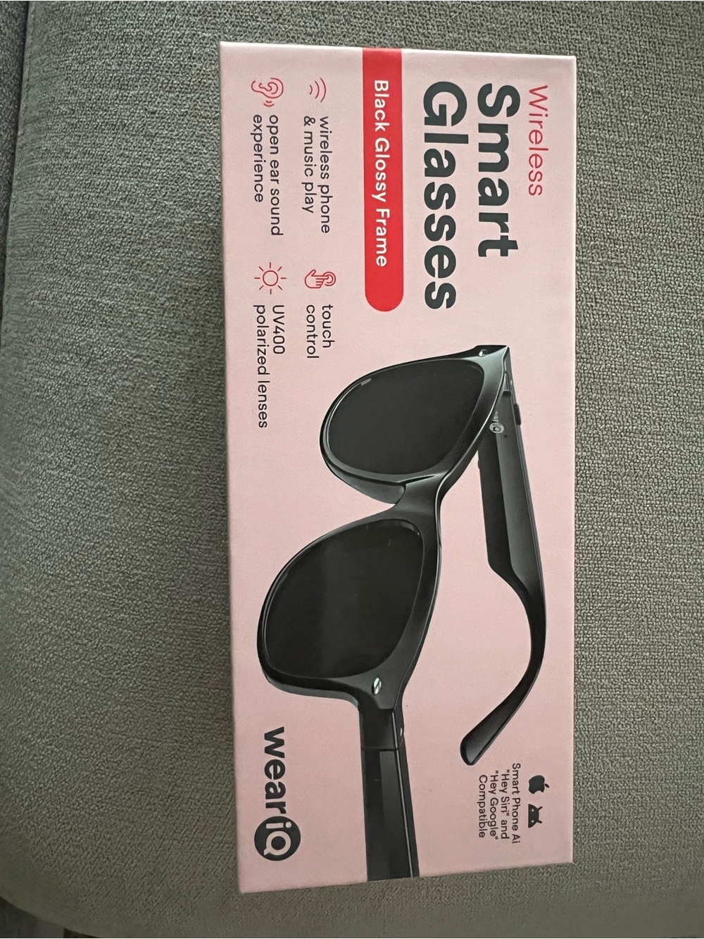Wireless Smart Glasses - Black